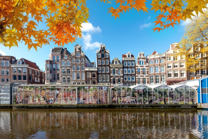بازار گل شناور (Bloemenmarkt)